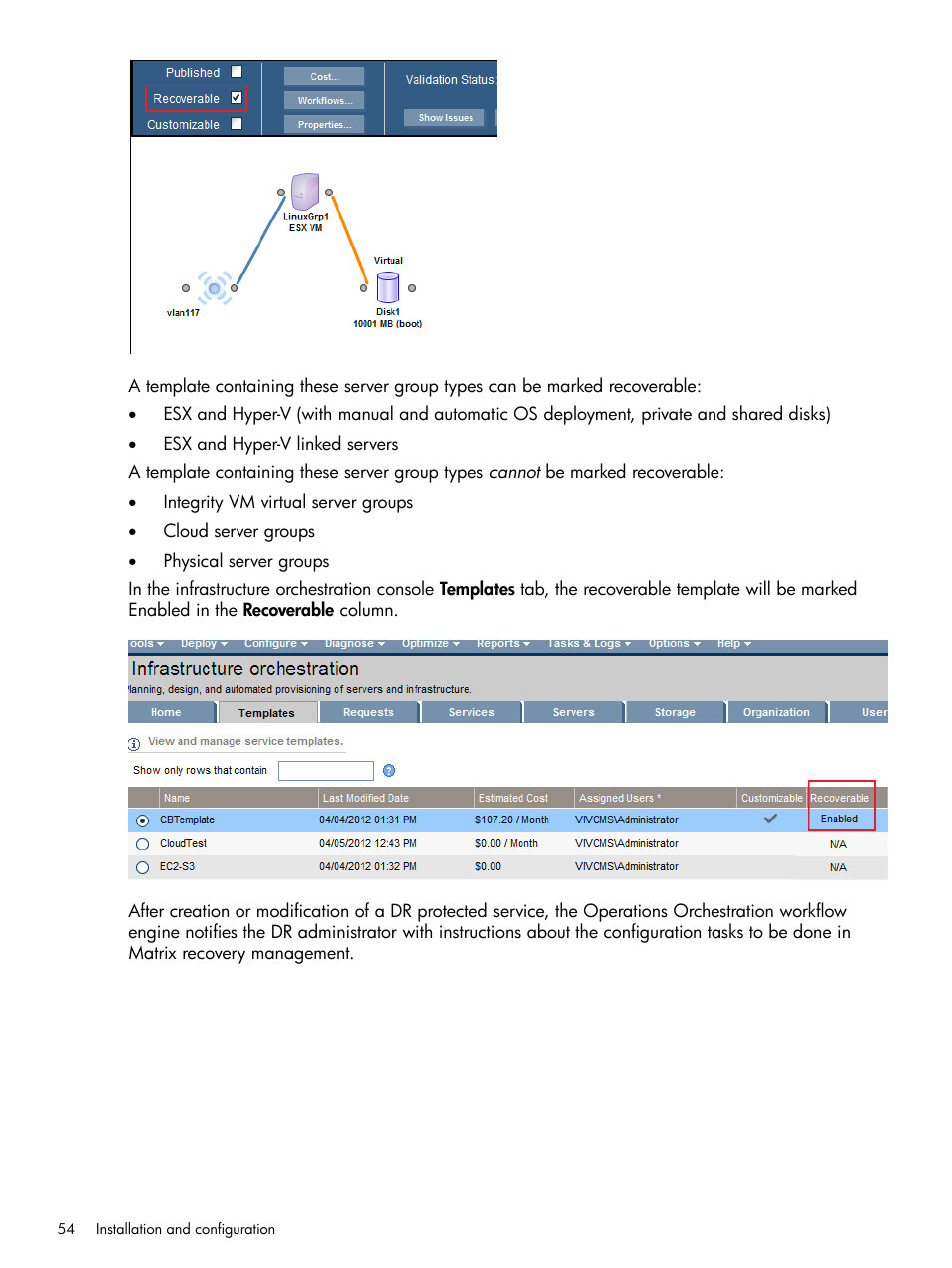 HP Matrix Operating Environment Software User Manual | Page 54 / 264