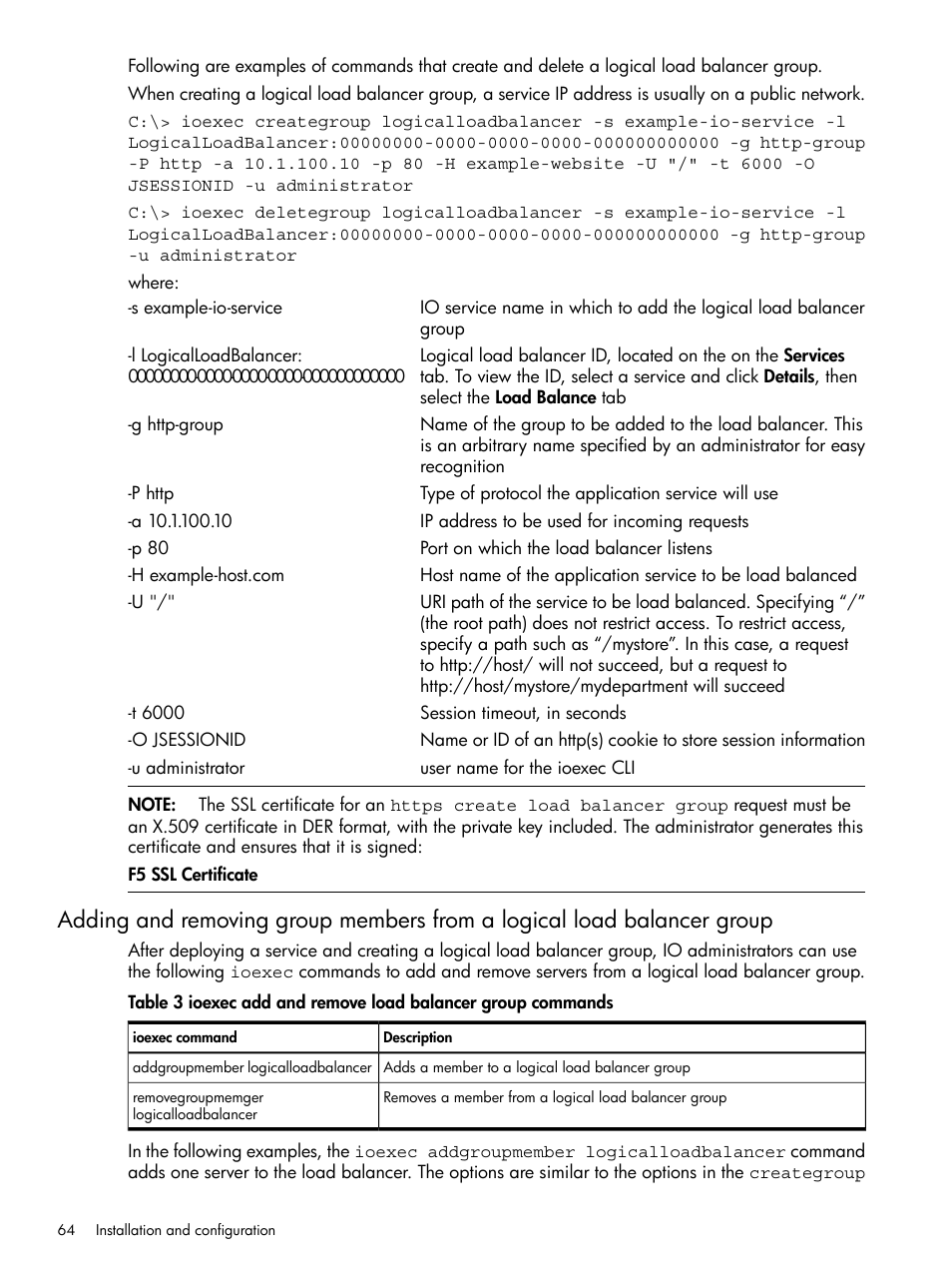 HP Matrix Operating Environment Software User Manual | Page 64 / 264