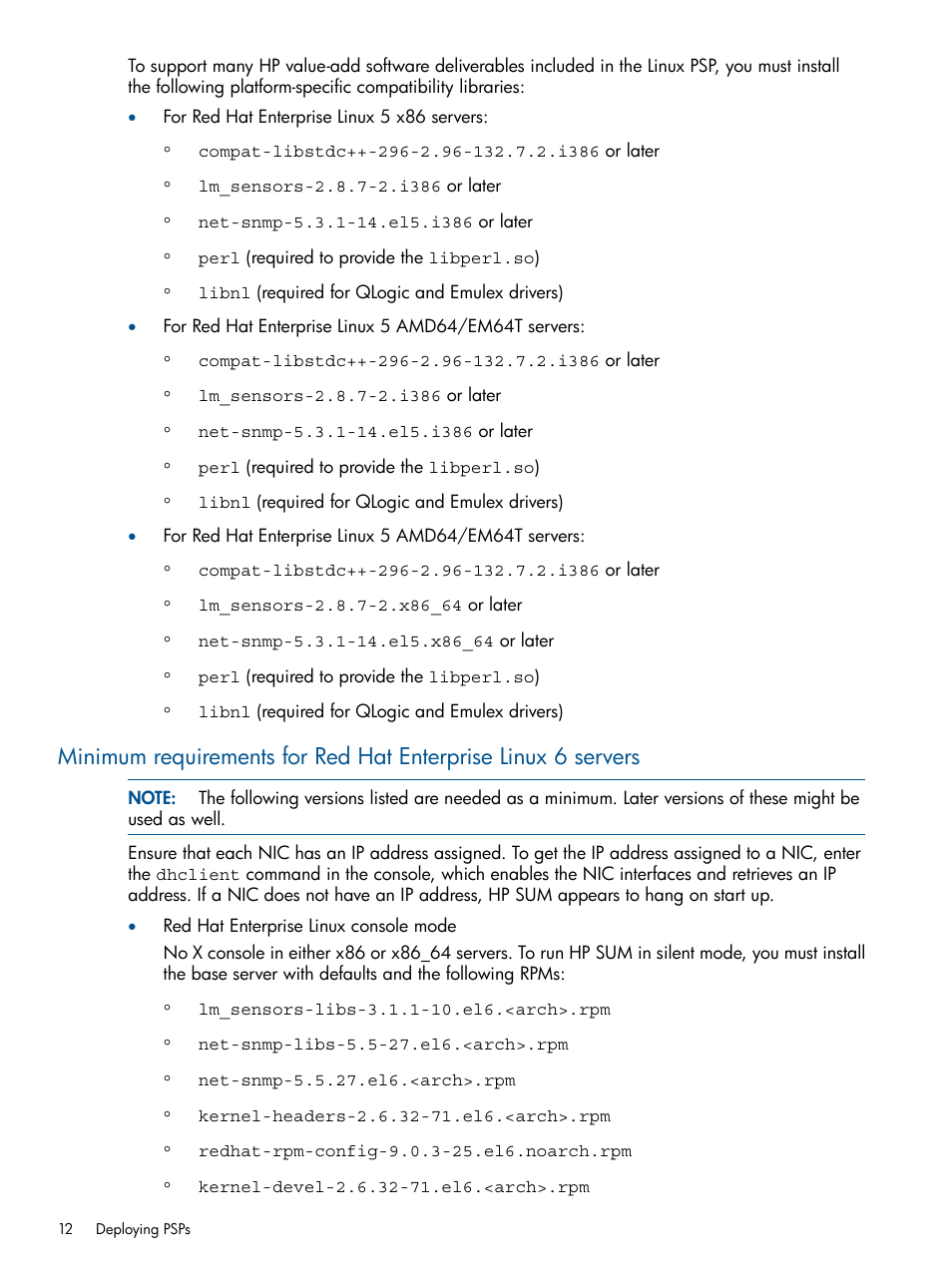 HP ProLiant Support Pack (User Guide) User Manual | Page 12 / 51