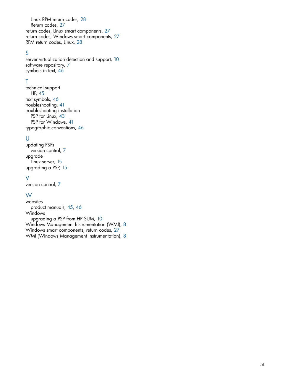 HP ProLiant Support Pack (User Guide) User Manual | Page 51 / 51