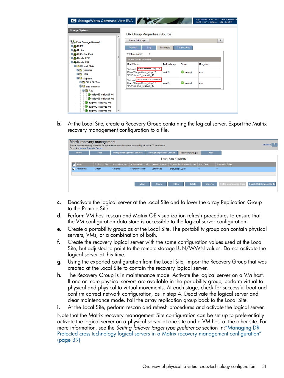 HP Matrix Operating Environment Software User Manual | Page 31 / 58