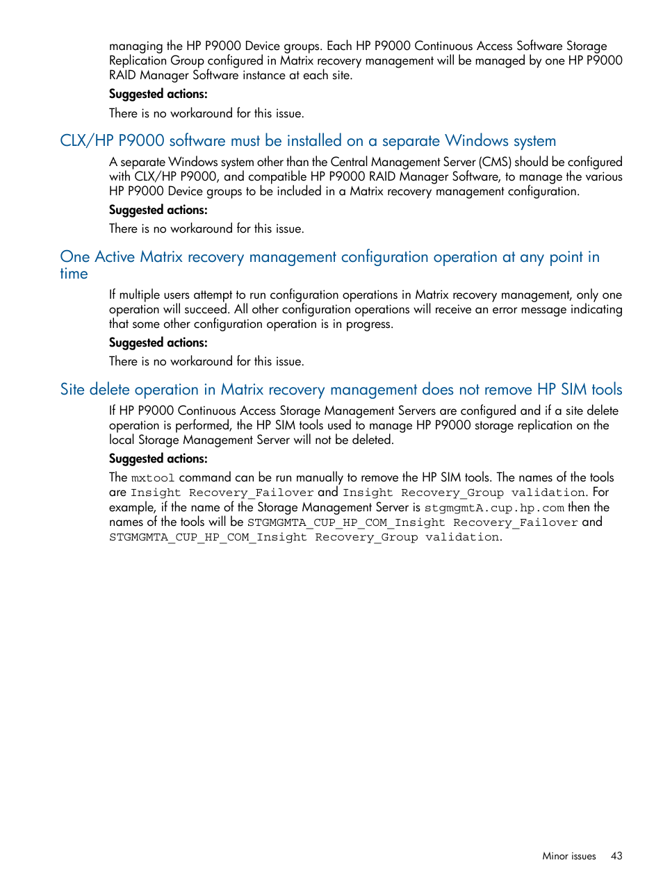 HP Matrix Operating Environment Software User Manual | Page 43 / 58