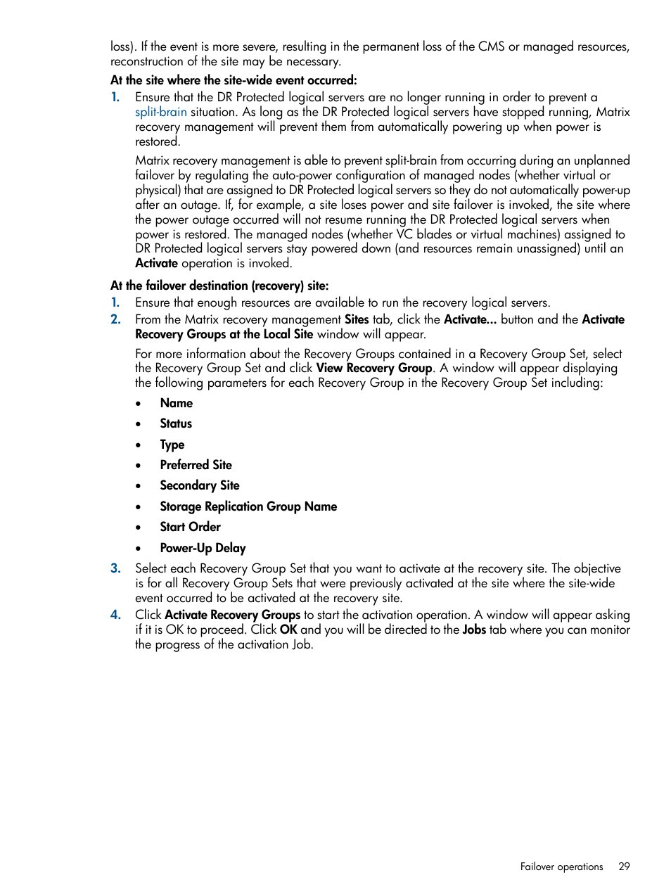 HP Matrix Operating Environment Software User Manual | Page 29 / 71