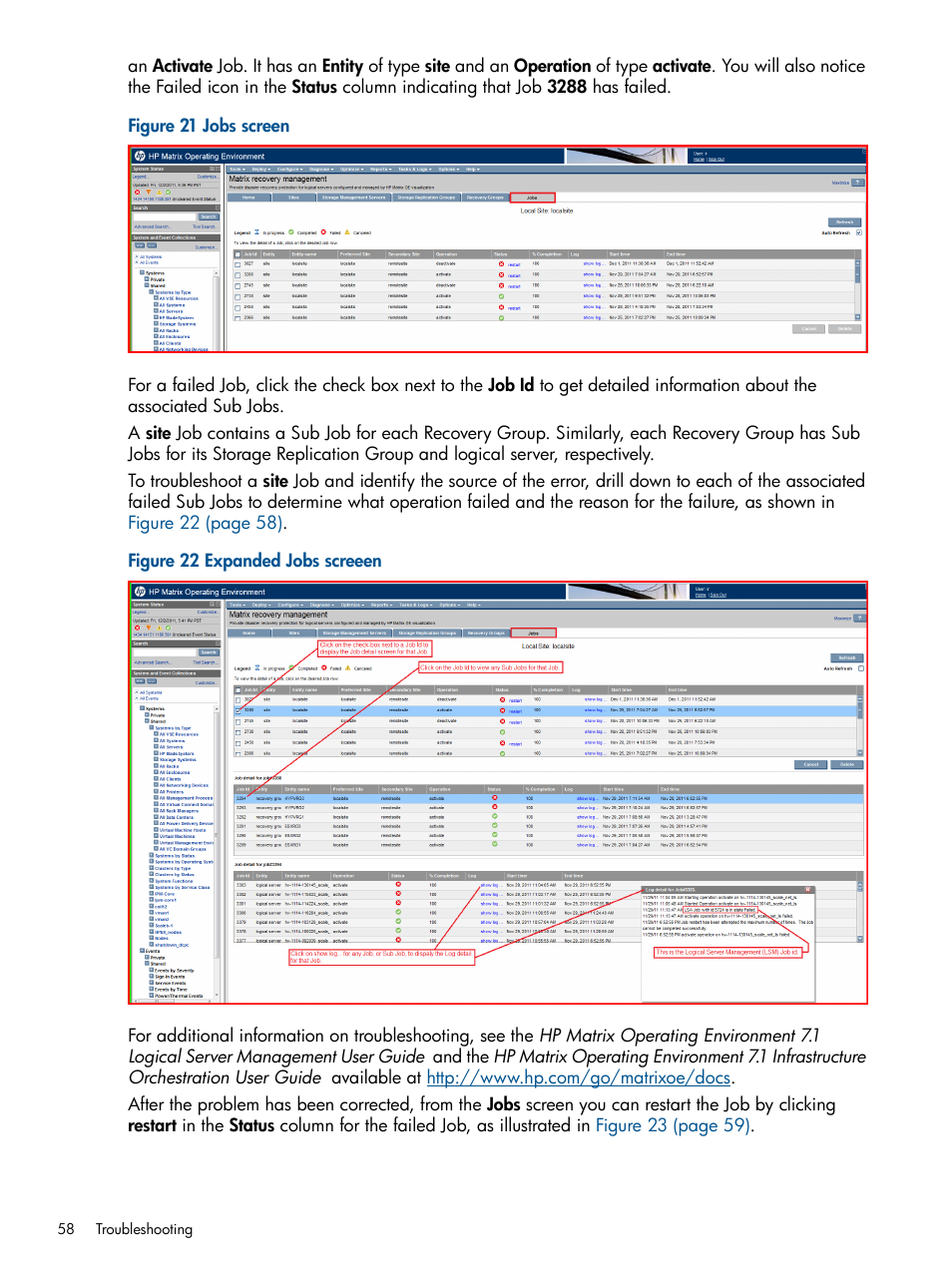 HP Matrix Operating Environment Software User Manual | Page 58 / 71