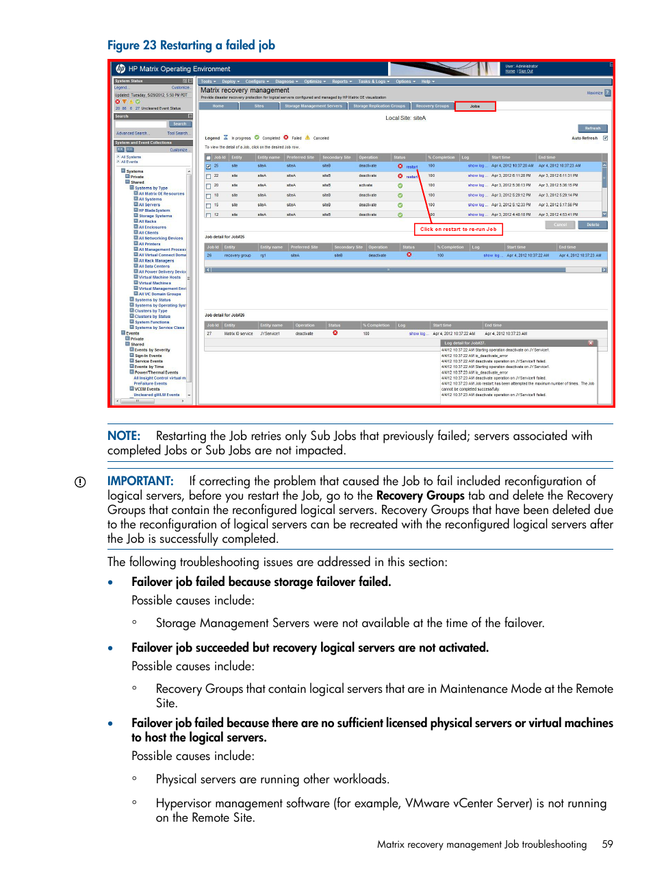 HP Matrix Operating Environment Software User Manual | Page 59 / 71