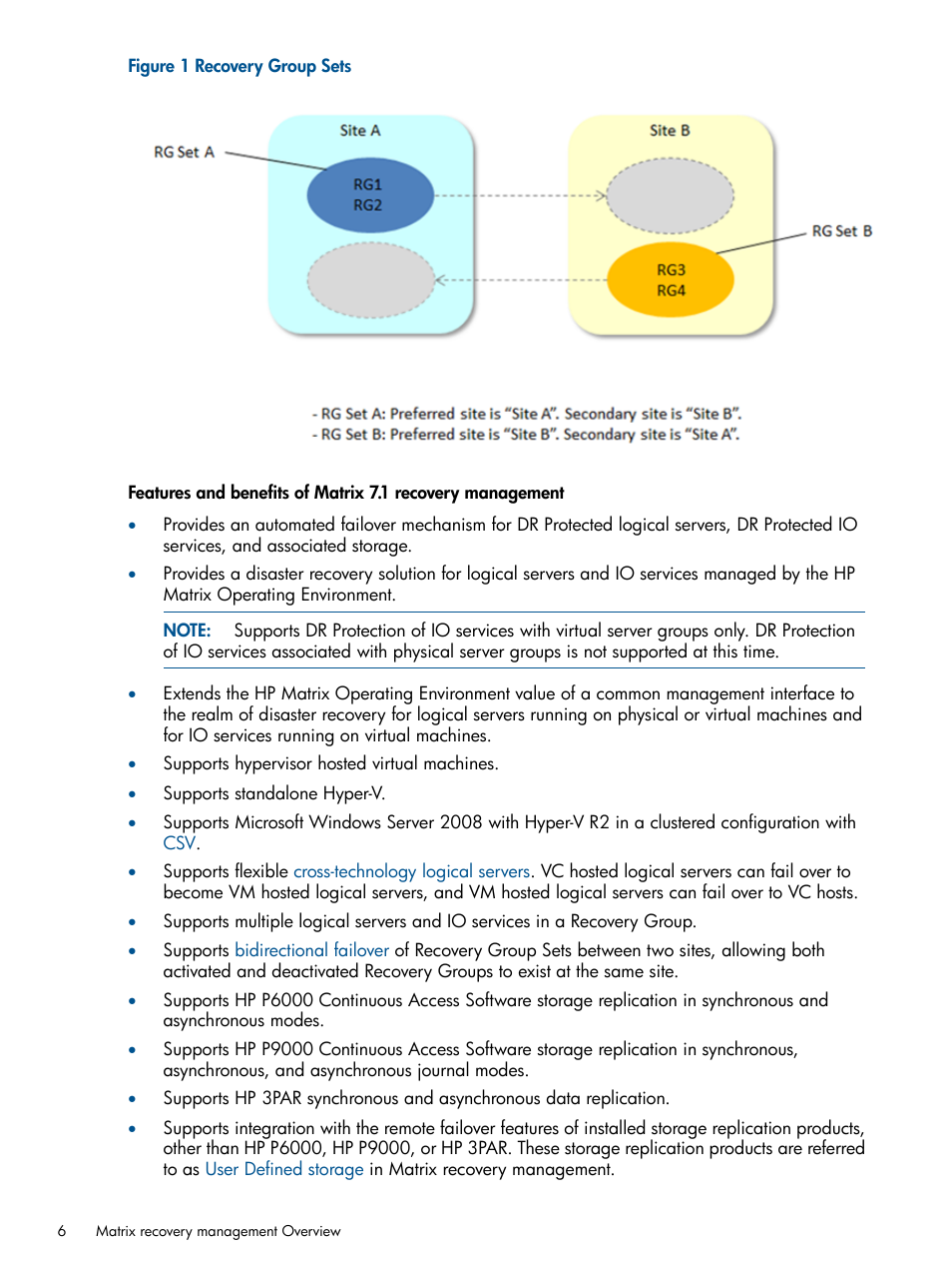 HP Matrix Operating Environment Software User Manual | Page 6 / 71