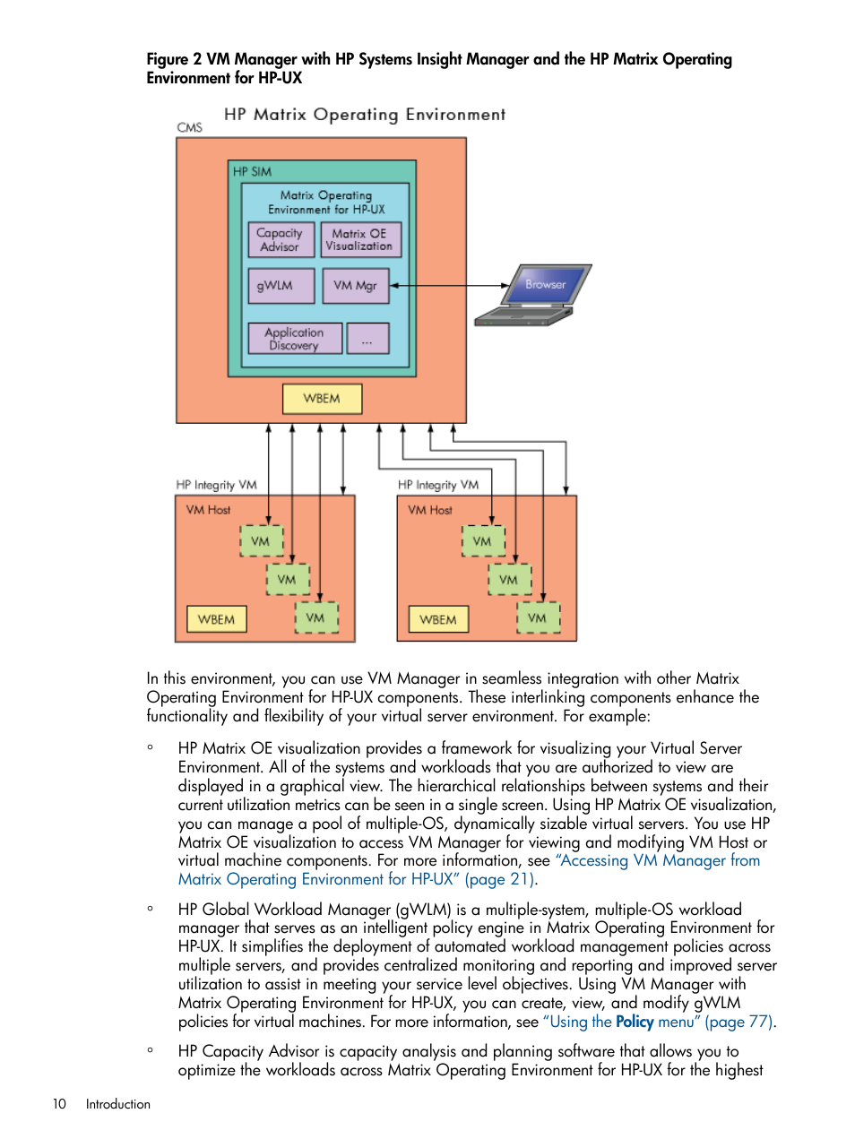 HP Matrix Operating Environment Software User Manual | Page 10 / 128
