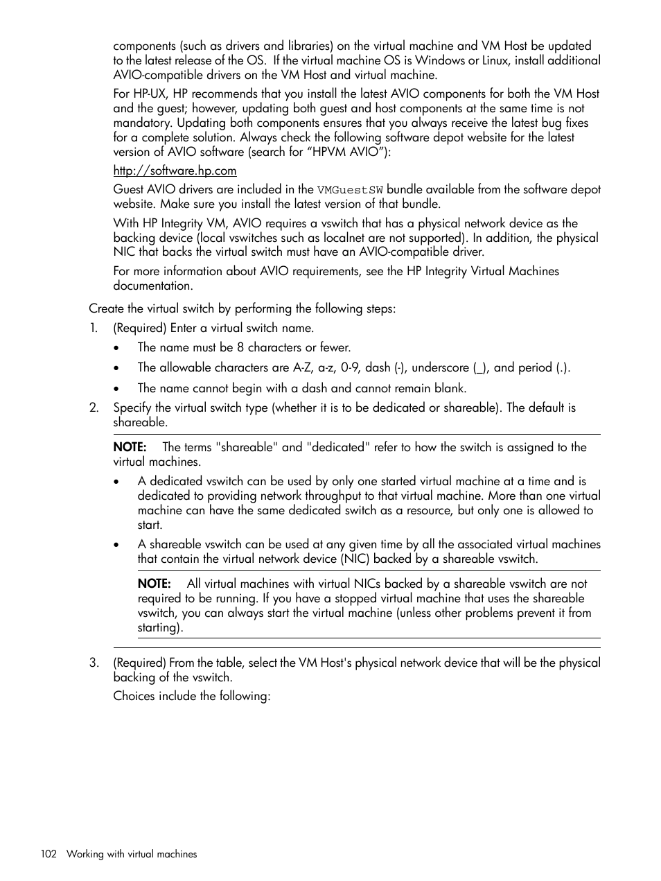 HP Matrix Operating Environment Software User Manual | Page 102 / 128