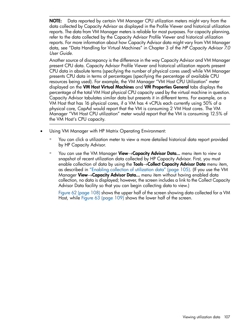 HP Matrix Operating Environment Software User Manual | Page 107 / 128