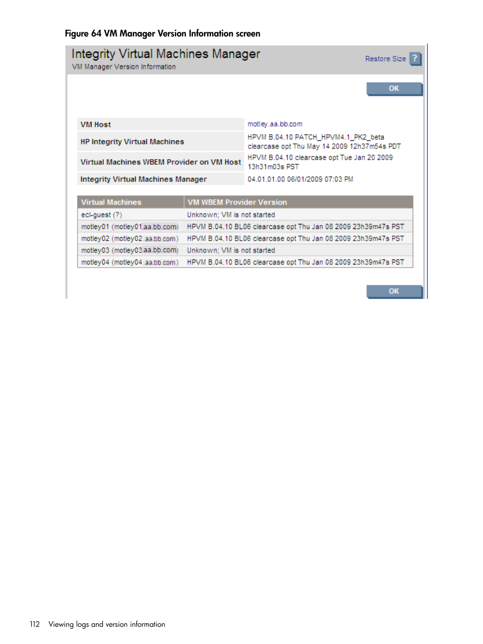 Figure 64 | HP Matrix Operating Environment Software User Manual | Page 112 / 128