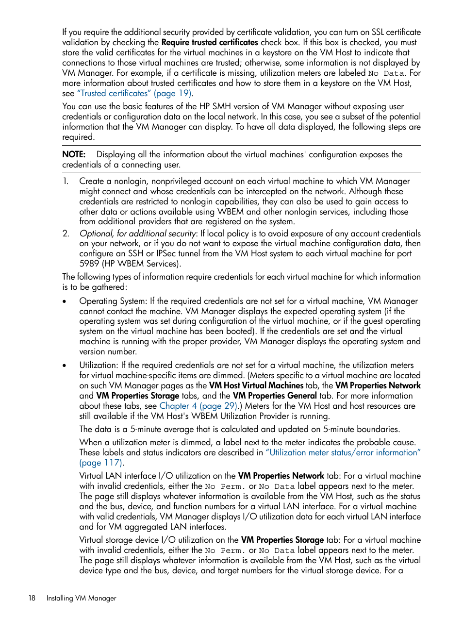 HP Matrix Operating Environment Software User Manual | Page 18 / 128