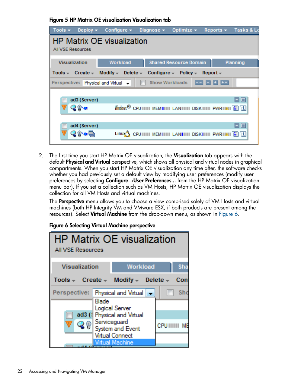 HP Matrix Operating Environment Software User Manual | Page 22 / 128