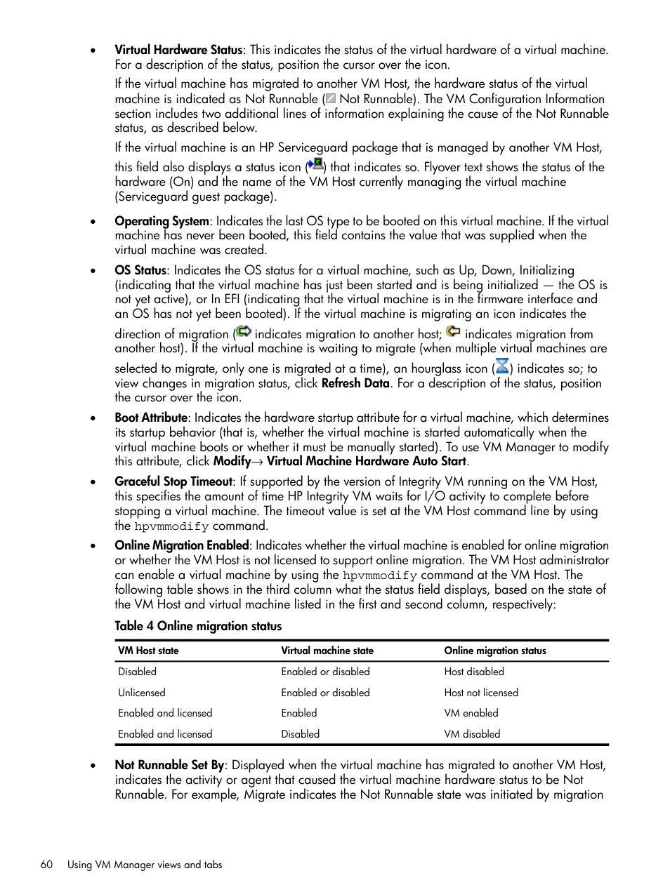 HP Matrix Operating Environment Software User Manual | Page 60 / 128