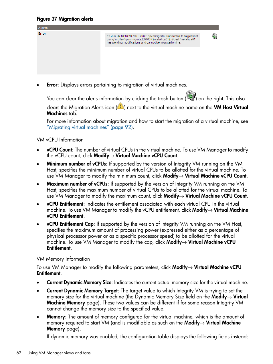 HP Matrix Operating Environment Software User Manual | Page 62 / 128