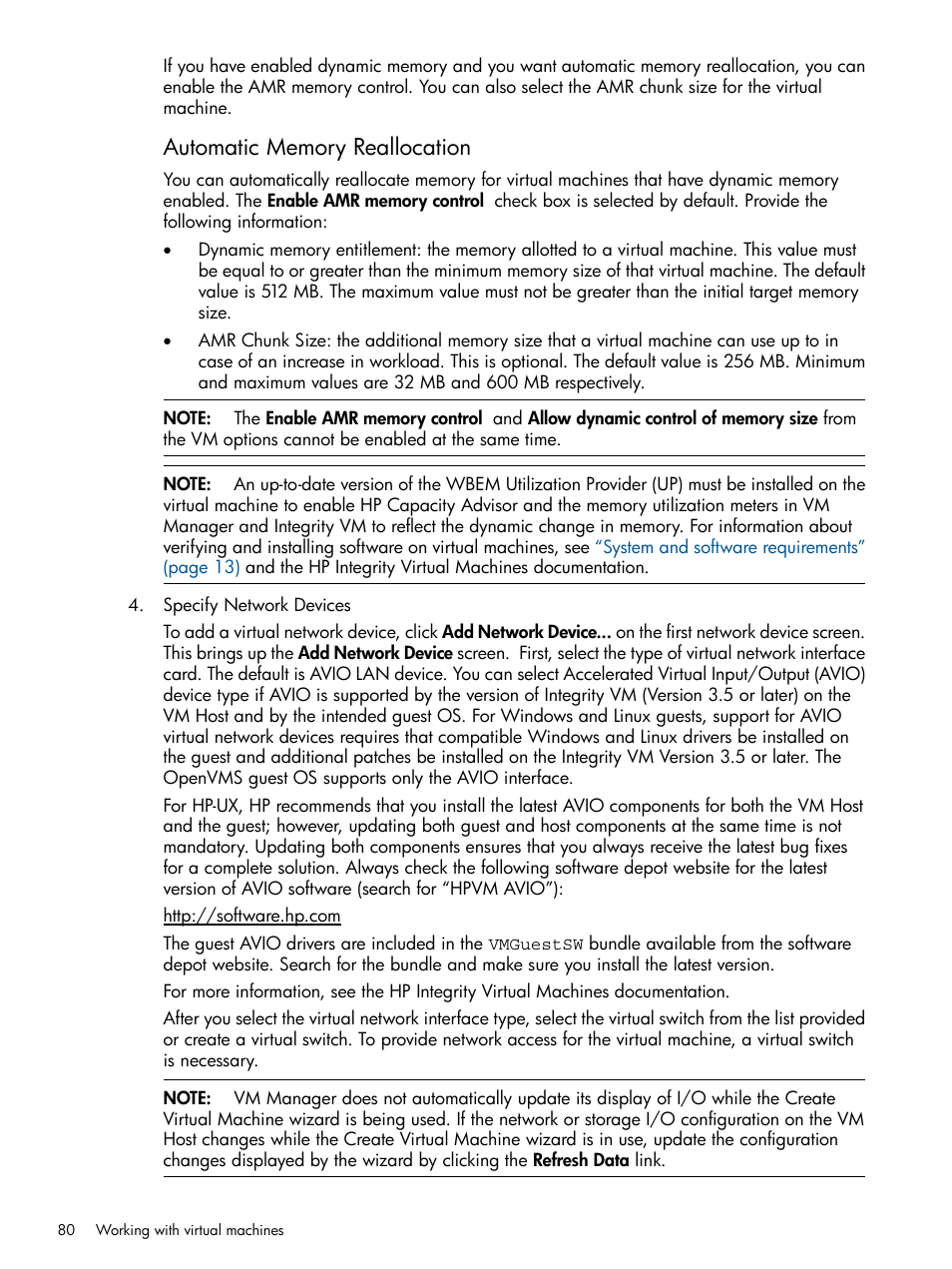 HP Matrix Operating Environment Software User Manual | Page 80 / 128