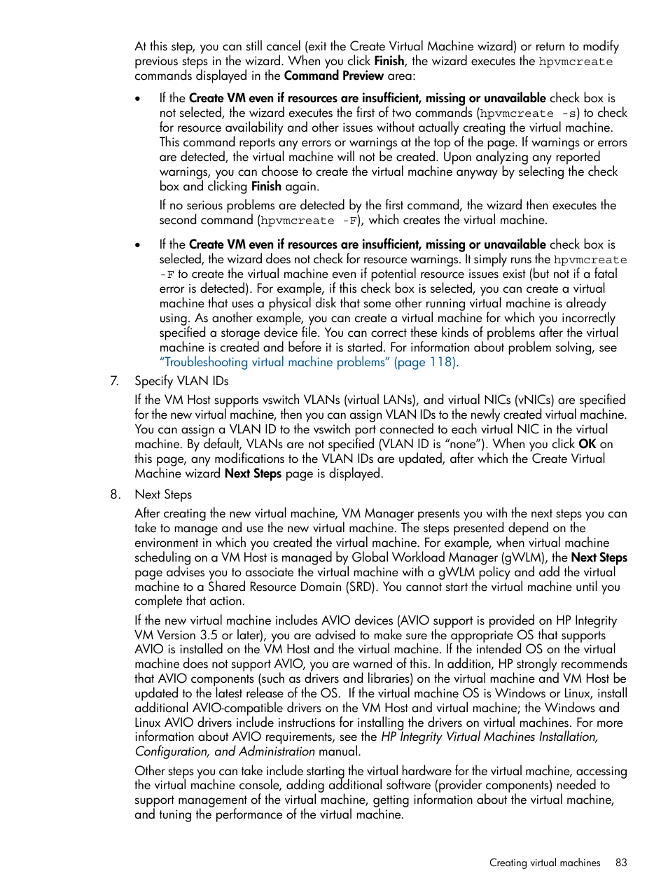 HP Matrix Operating Environment Software User Manual | Page 83 / 128