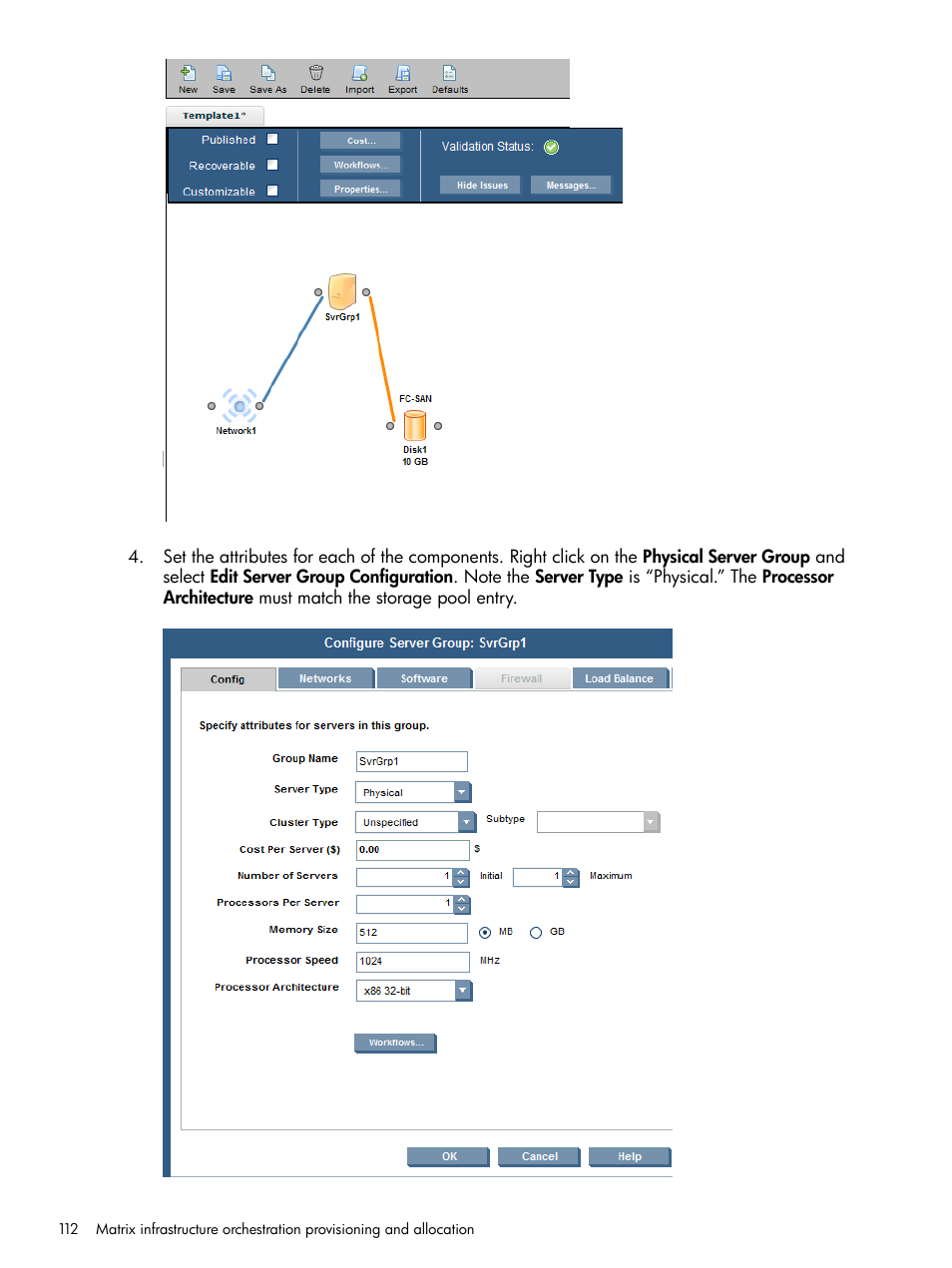 HP Matrix Operating Environment Software User Manual | Page 112 / 232