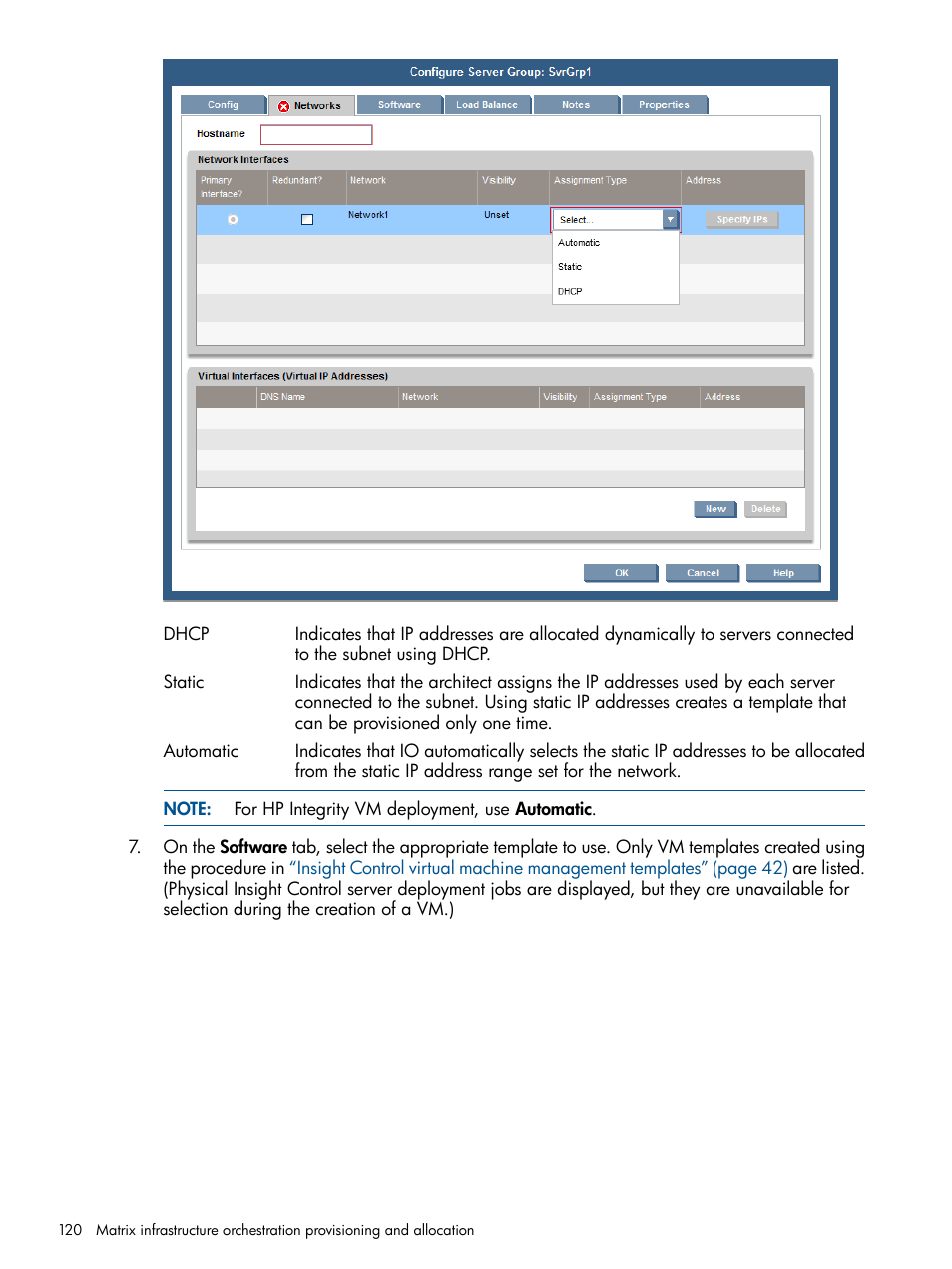 HP Matrix Operating Environment Software User Manual | Page 120 / 232