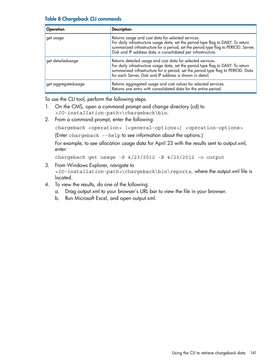 HP Matrix Operating Environment Software User Manual | Page 141 / 232