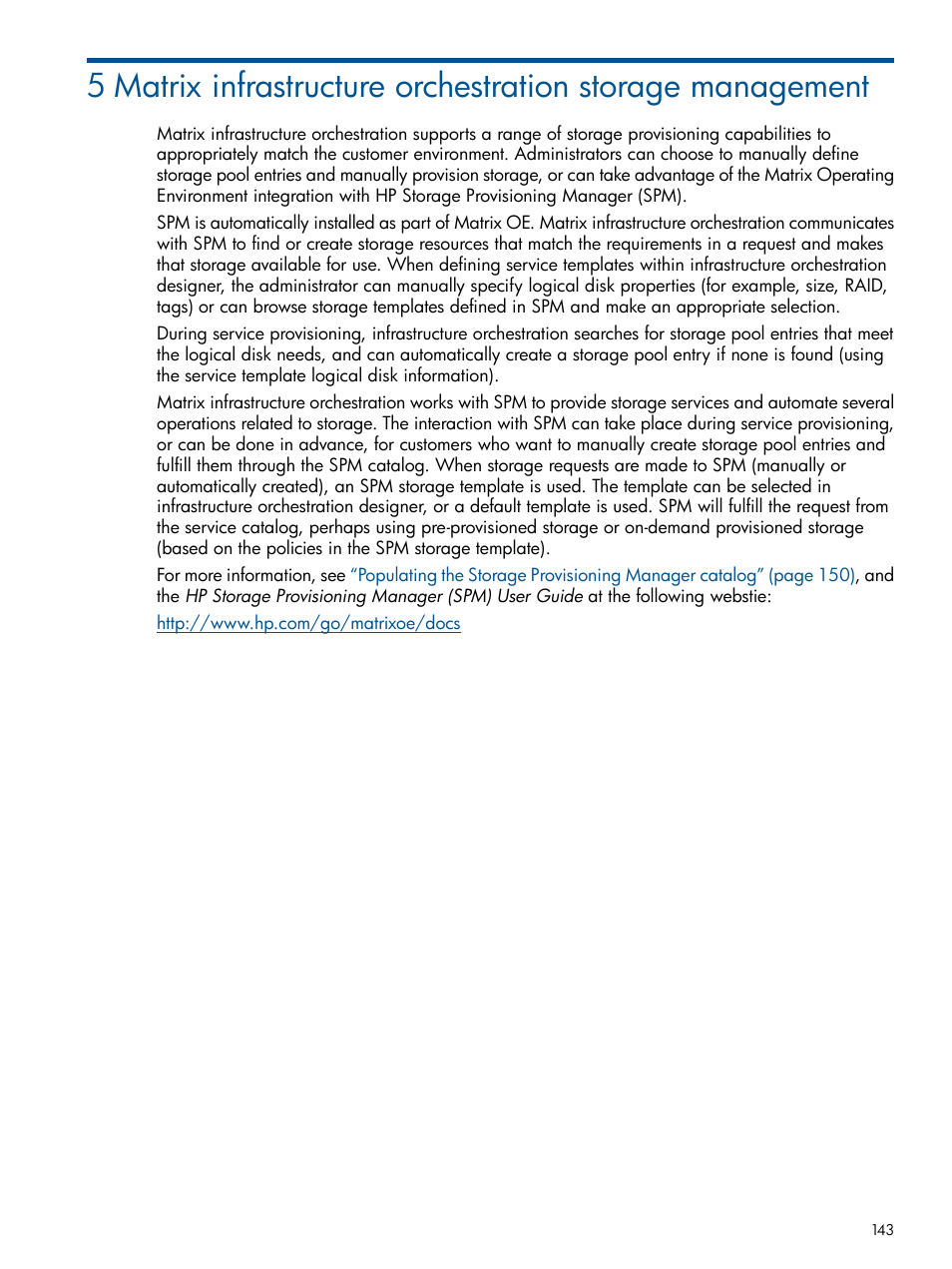 HP Matrix Operating Environment Software User Manual | Page 143 / 232