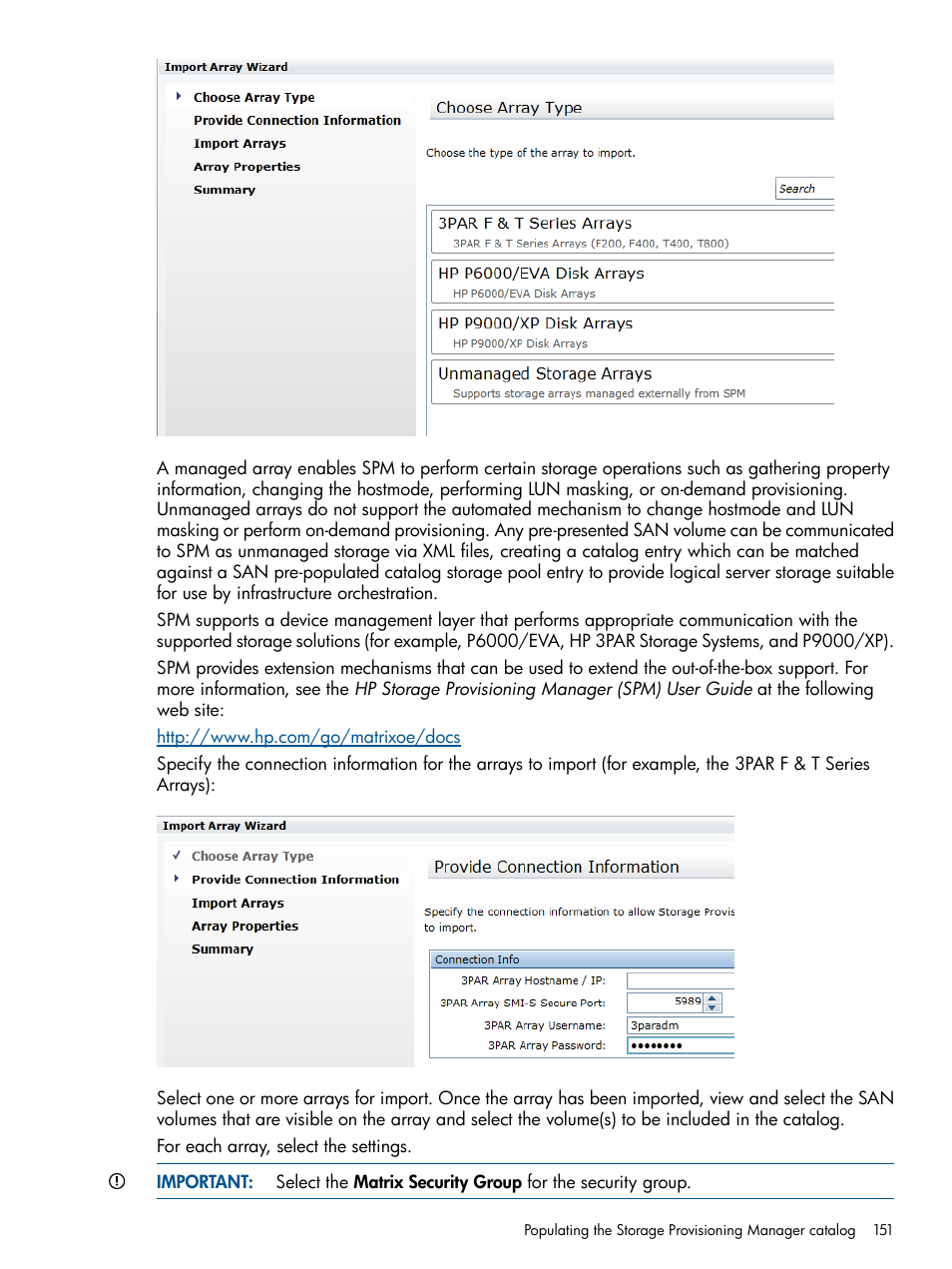 HP Matrix Operating Environment Software User Manual | Page 151 / 232