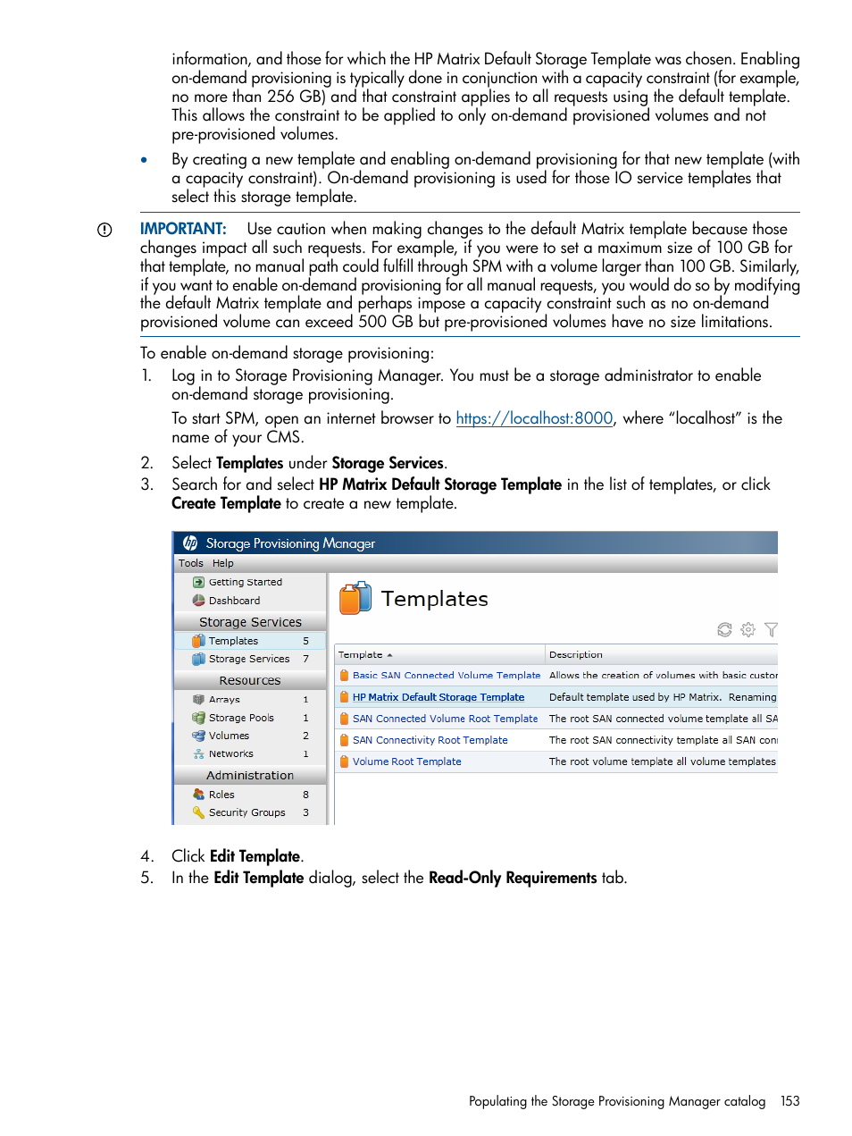 HP Matrix Operating Environment Software User Manual | Page 153 / 232