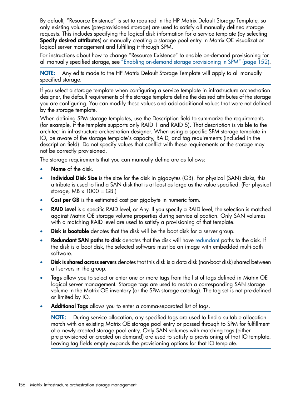 HP Matrix Operating Environment Software User Manual | Page 156 / 232