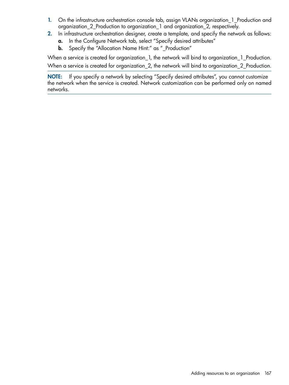 HP Matrix Operating Environment Software User Manual | Page 167 / 232