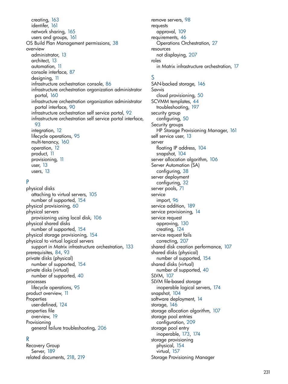 HP Matrix Operating Environment Software User Manual | Page 231 / 232