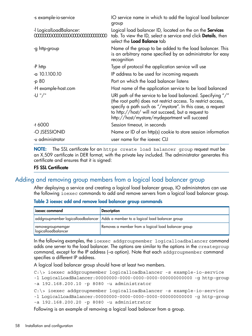HP Matrix Operating Environment Software User Manual | Page 58 / 232