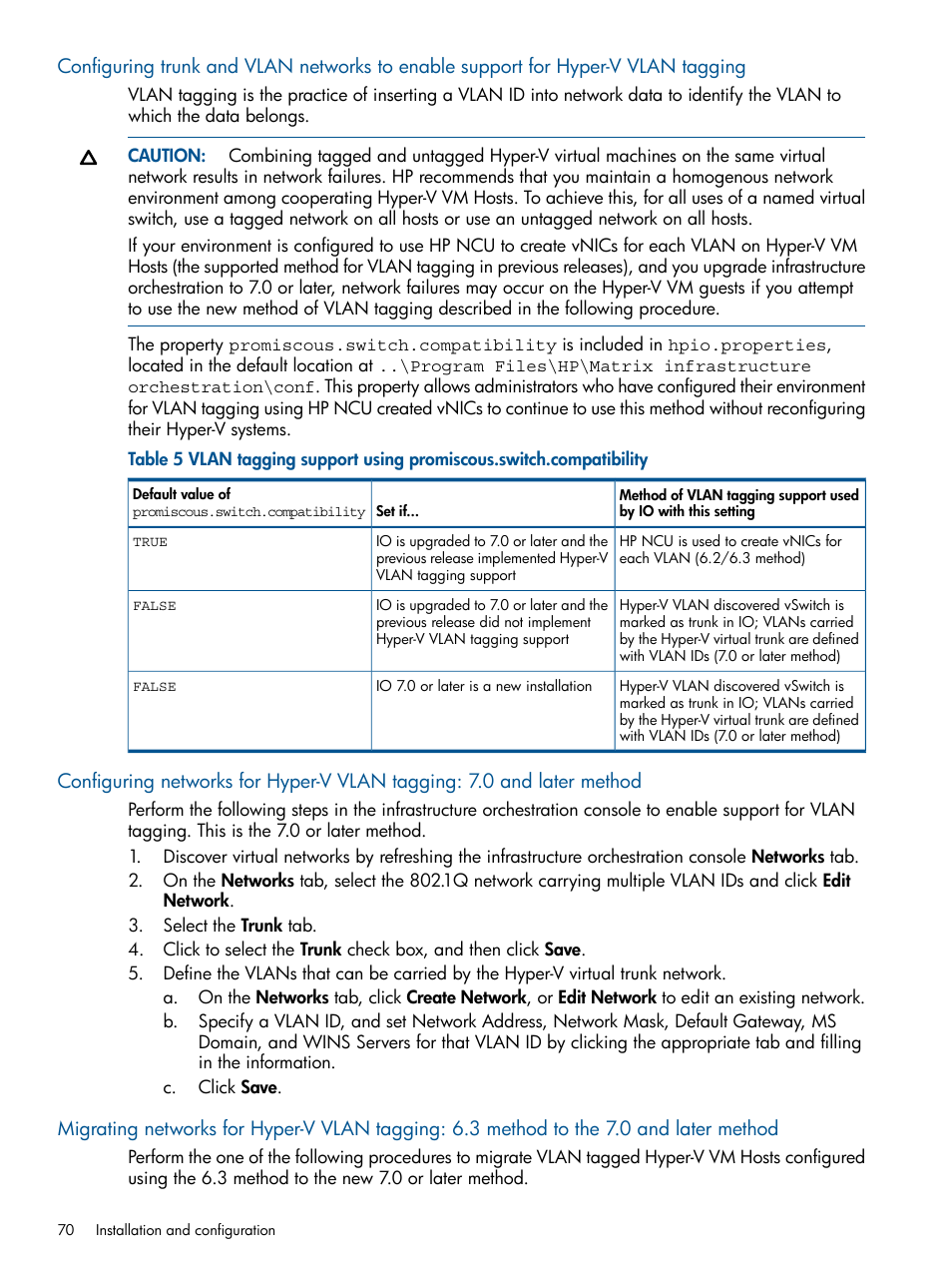 HP Matrix Operating Environment Software User Manual | Page 70 / 232