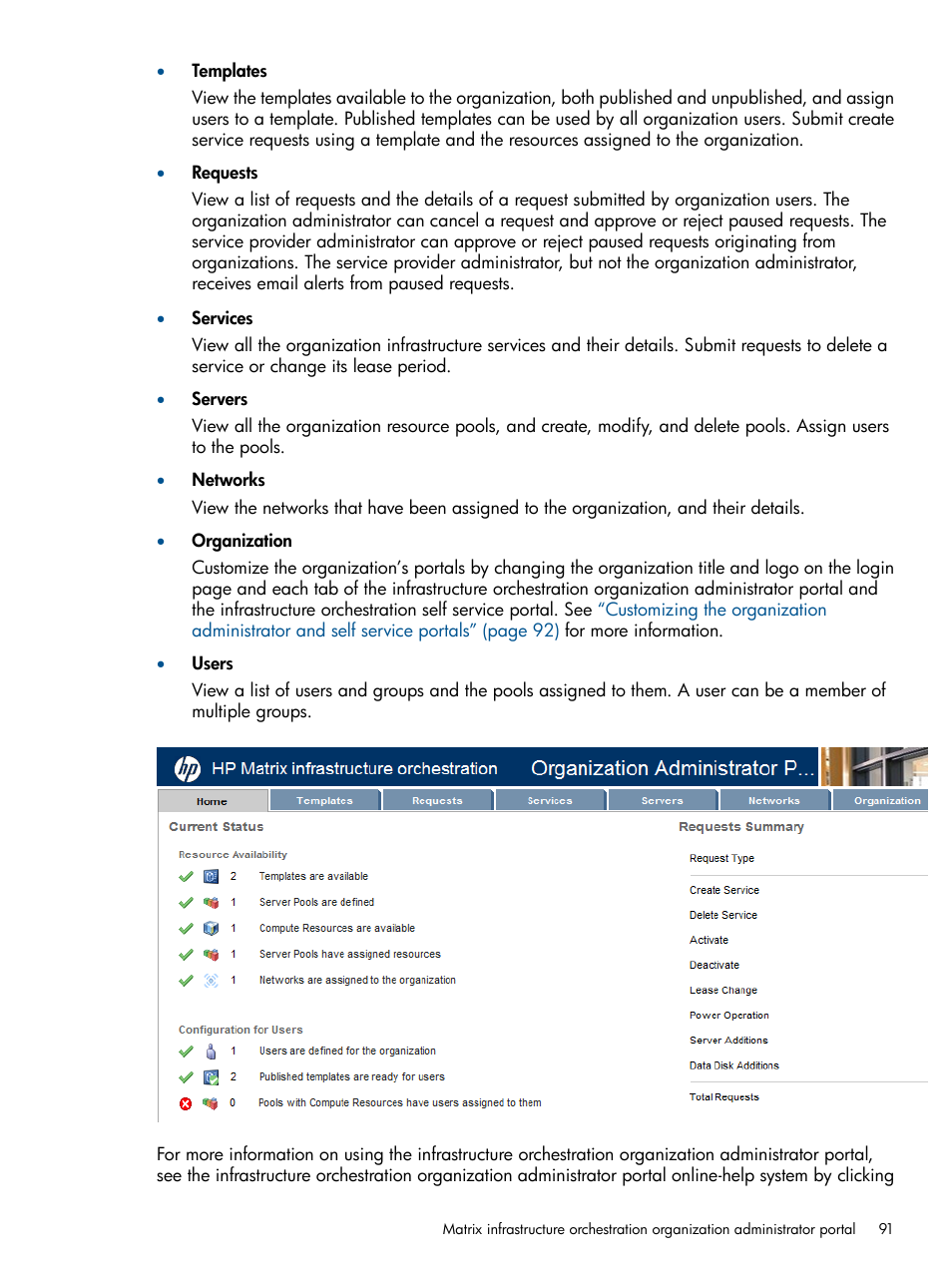 HP Matrix Operating Environment Software User Manual | Page 91 / 232
