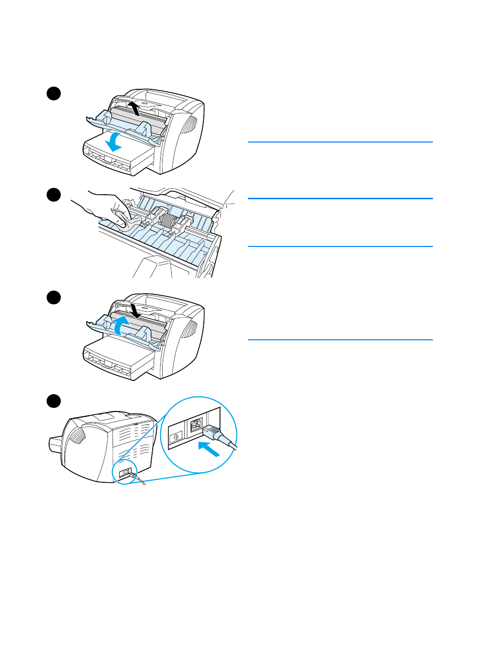 Cleaning the toner cartridge area | HP Laserjet 1200 User Manual | Page 128 / 278