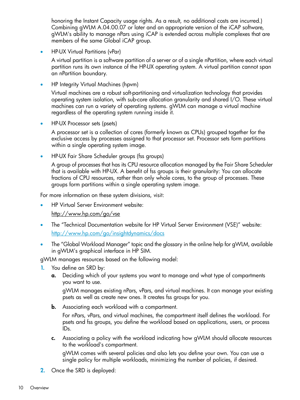 HP Matrix Operating Environment Software User Manual | Page 10 / 66