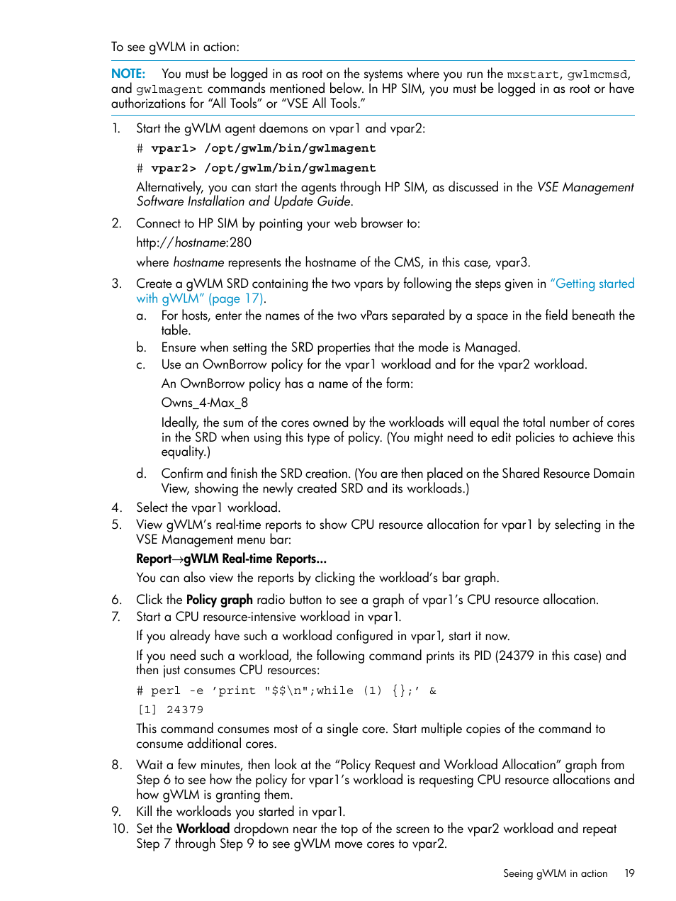 HP Matrix Operating Environment Software User Manual | Page 19 / 66