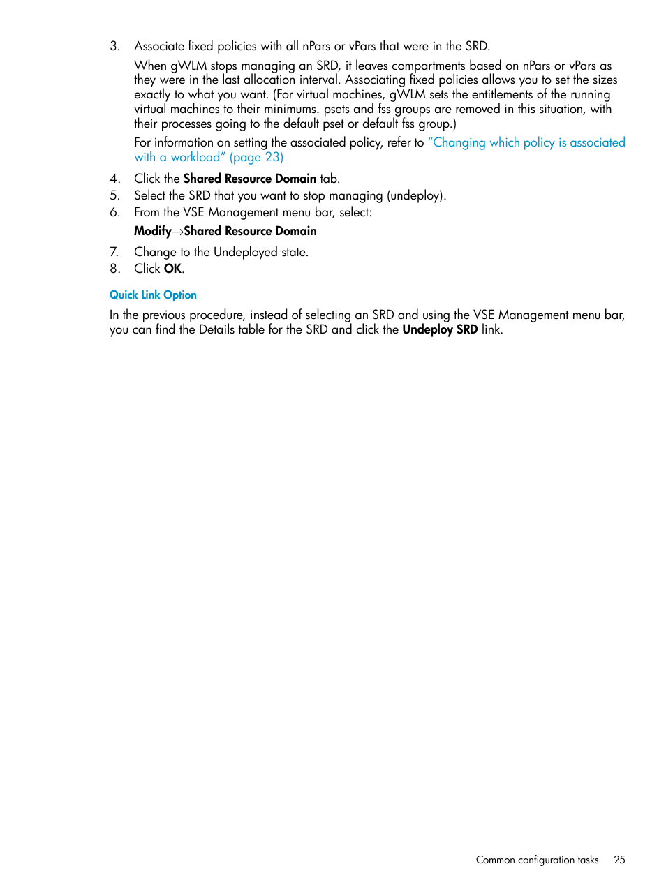 HP Matrix Operating Environment Software User Manual | Page 25 / 66