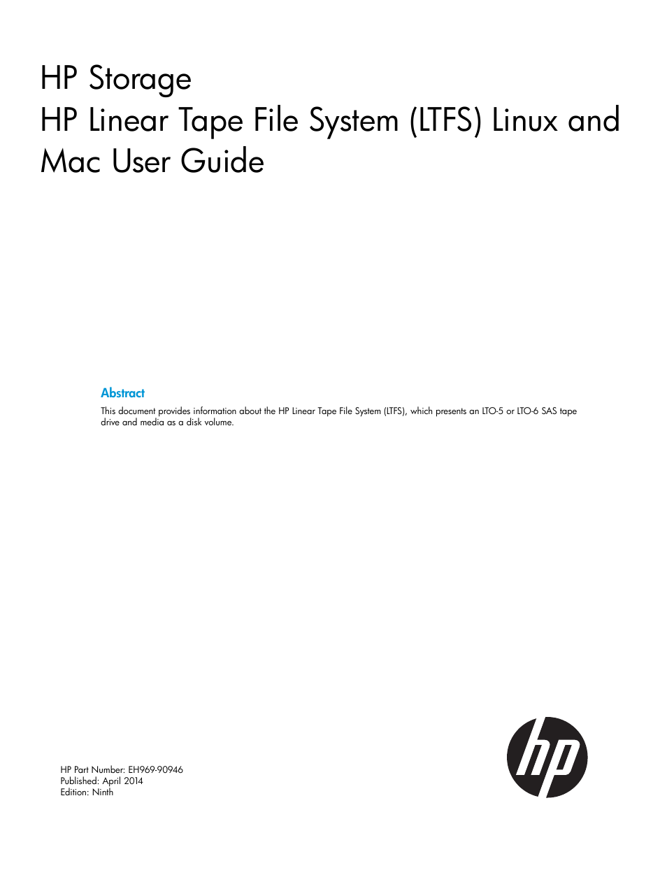 HP StoreEver Ultrium Tape Drives User Manual | 20 pages