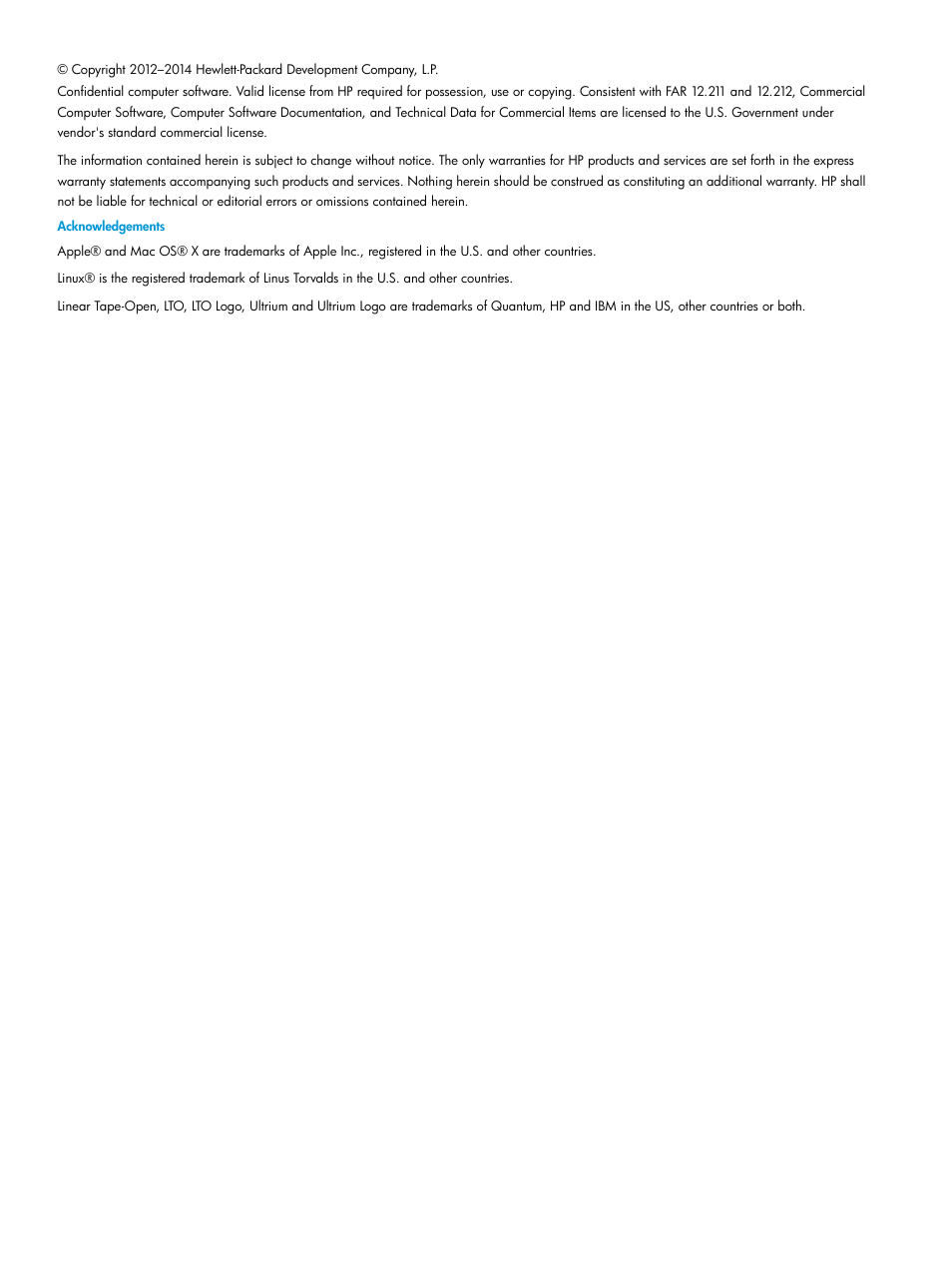 HP StoreEver Ultrium Tape Drives User Manual | Page 2 / 20