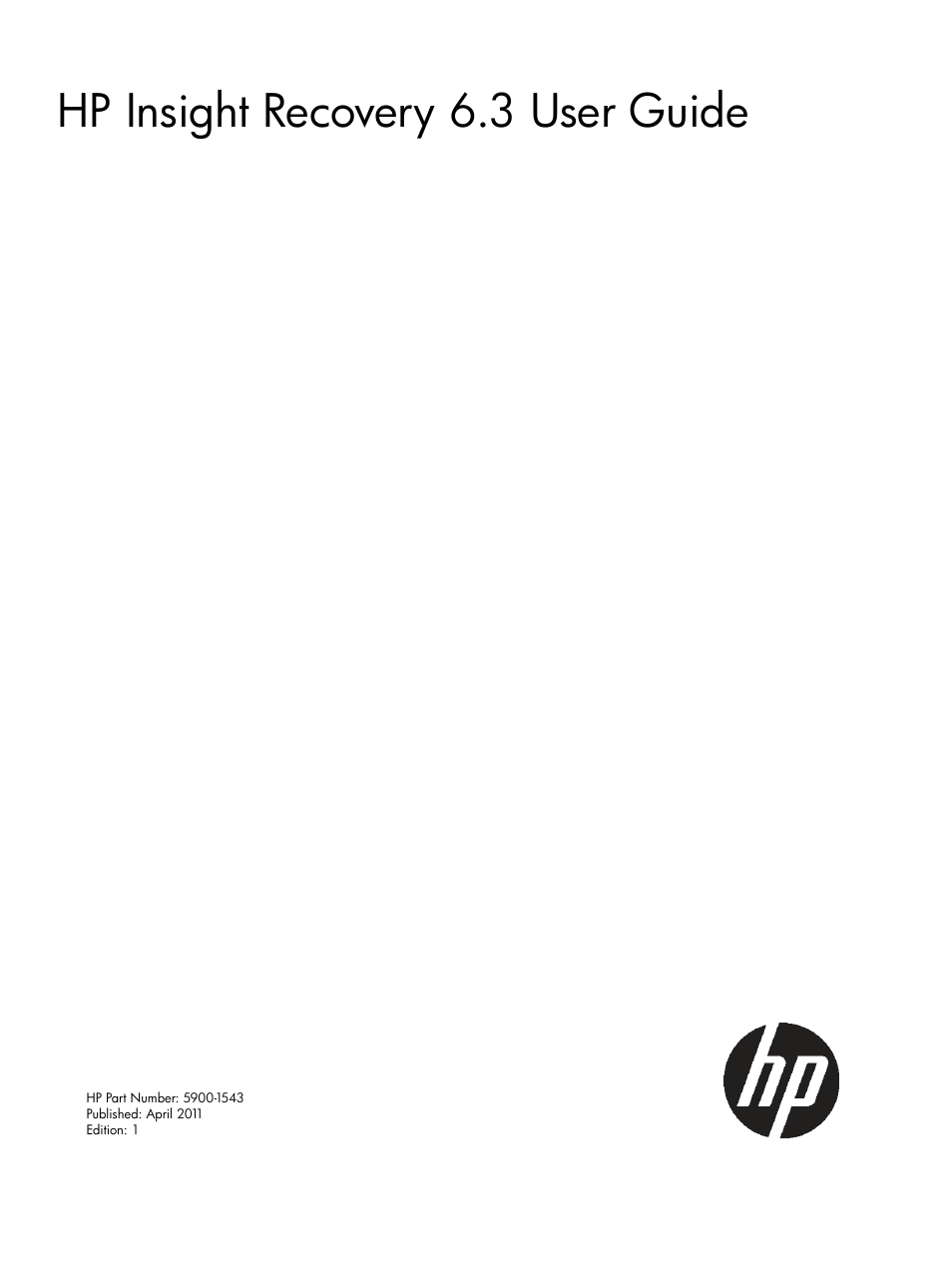 HP Matrix Operating Environment Software User Manual | 33 pages