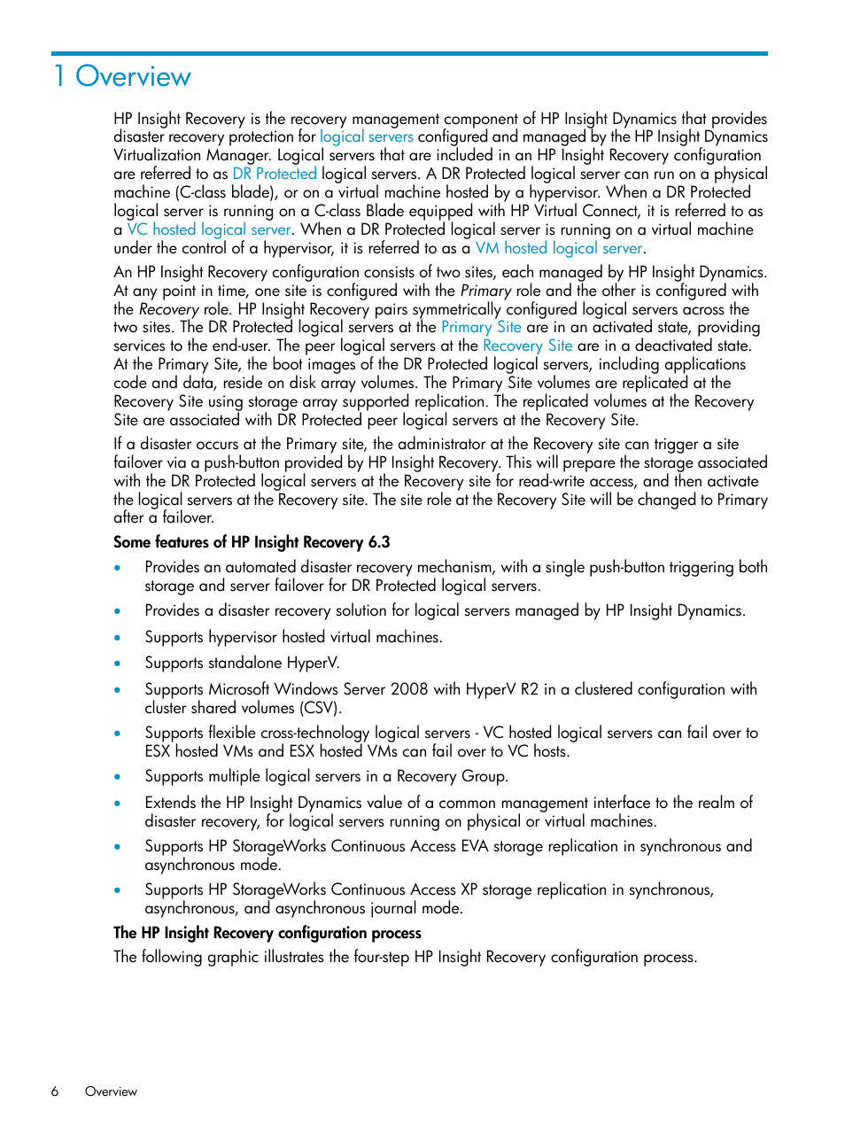 1 overview | HP Matrix Operating Environment Software User Manual | Page 6 / 33