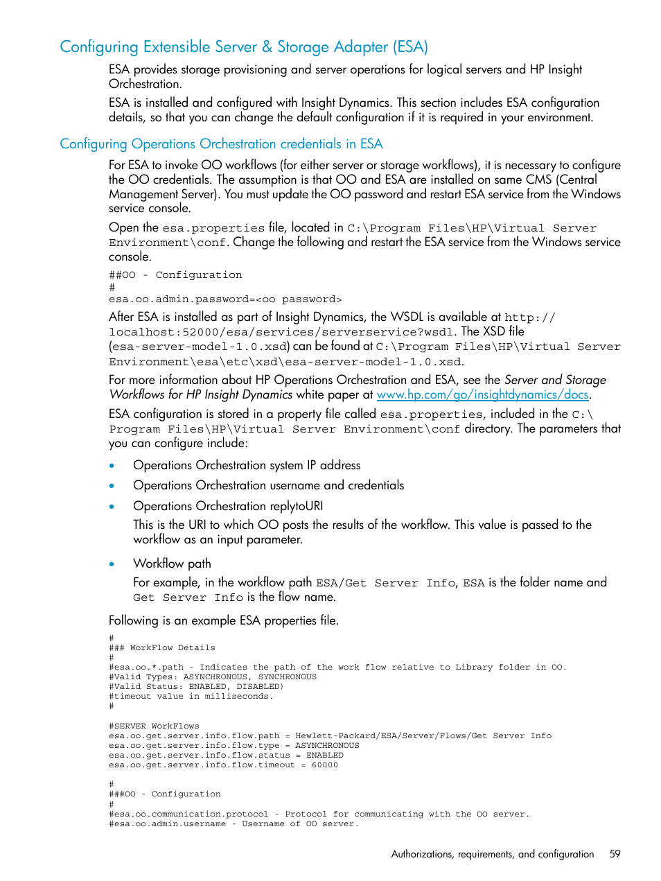 HP Matrix Operating Environment Software User Manual | Page 59 / 136