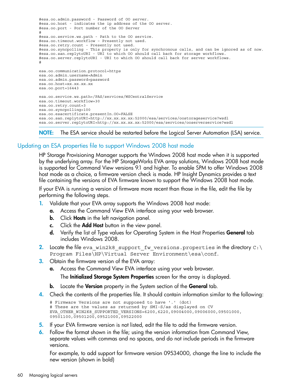 HP Matrix Operating Environment Software User Manual | Page 60 / 136