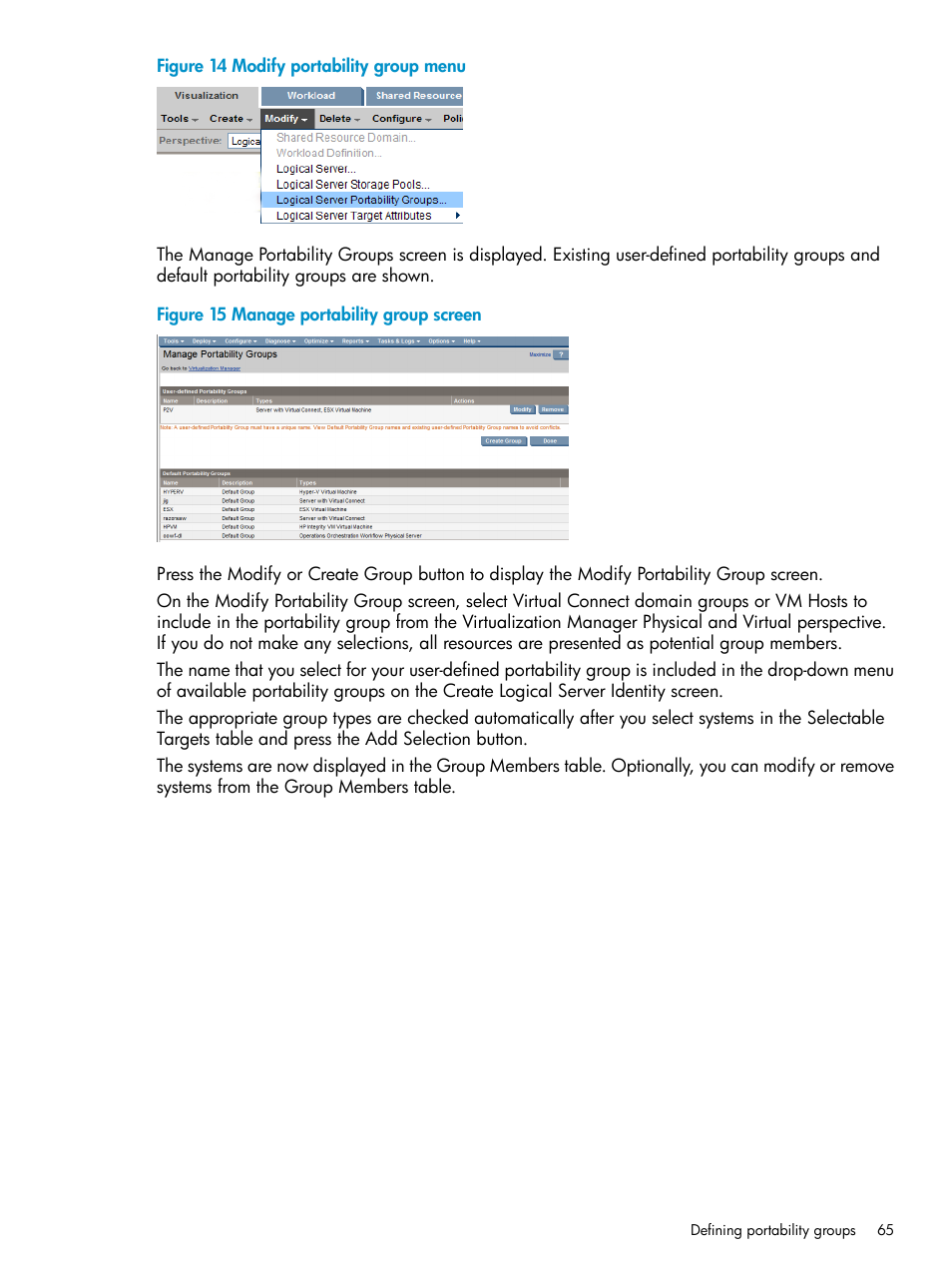 HP Matrix Operating Environment Software User Manual | Page 65 / 136