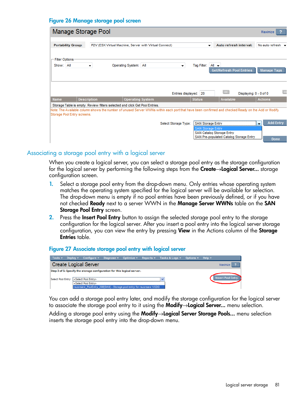 HP Matrix Operating Environment Software User Manual | Page 81 / 136