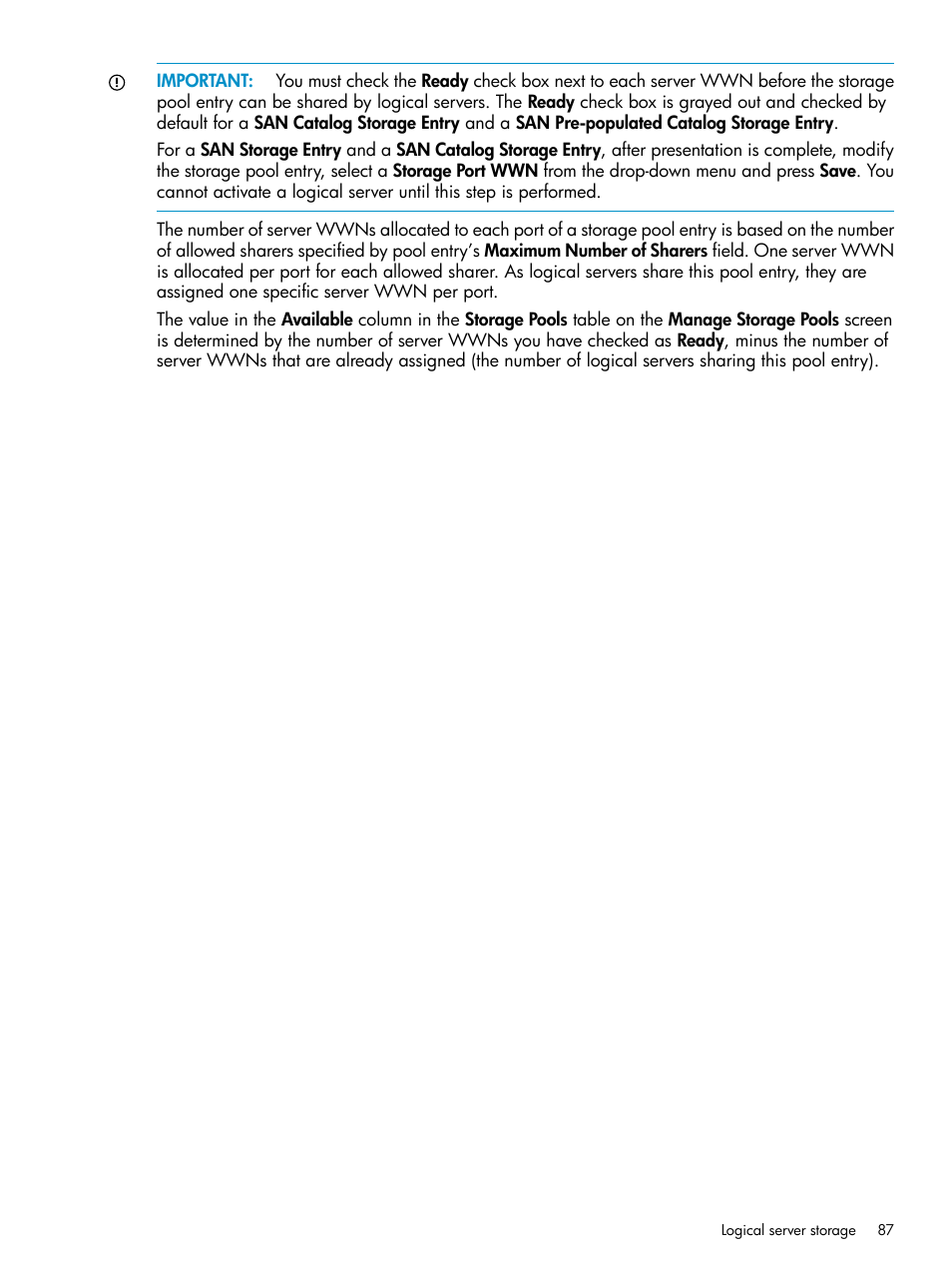 HP Matrix Operating Environment Software User Manual | Page 87 / 136