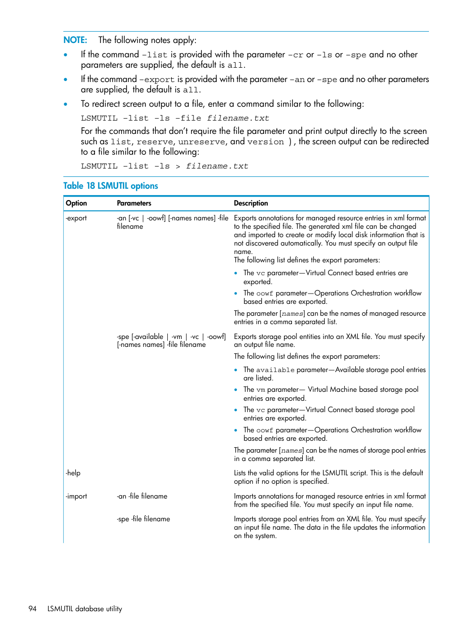 HP Matrix Operating Environment Software User Manual | Page 94 / 136
