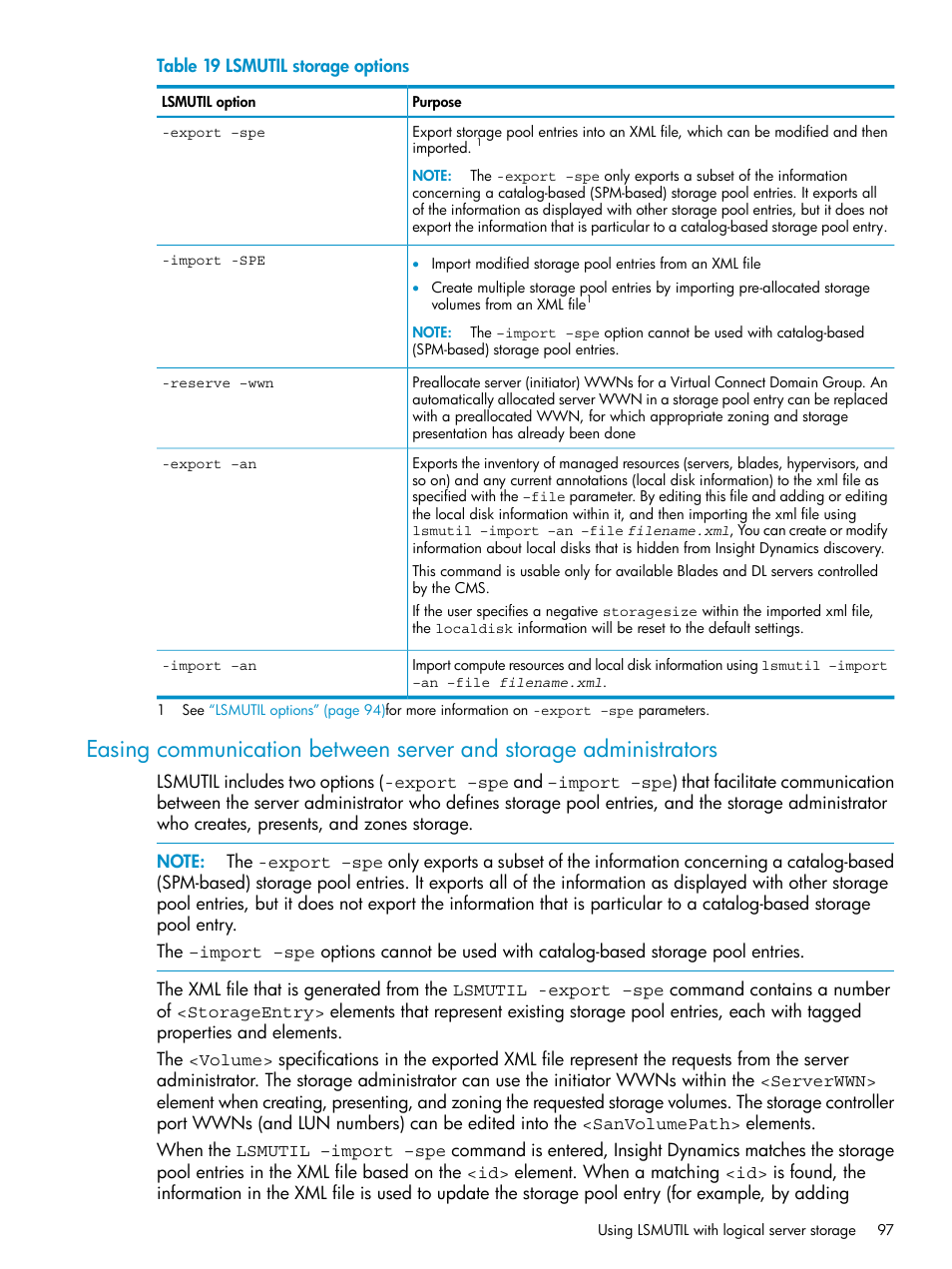 Easing | HP Matrix Operating Environment Software User Manual | Page 97 / 136