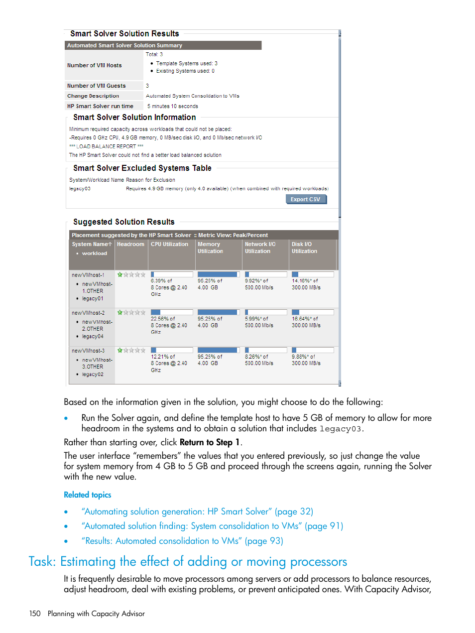 HP Matrix Operating Environment Software User Manual | Page 150 / 245