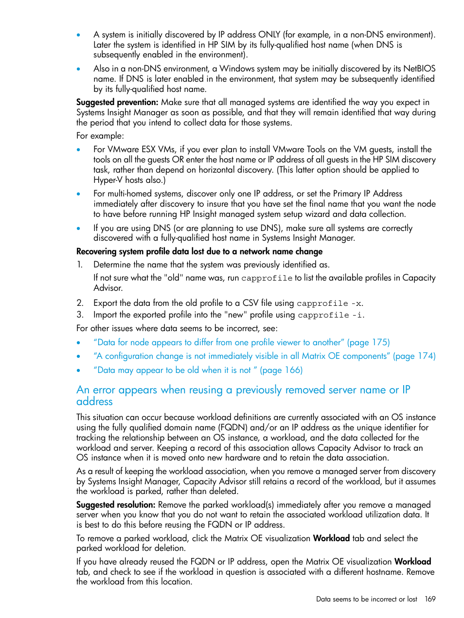 HP Matrix Operating Environment Software User Manual | Page 169 / 245