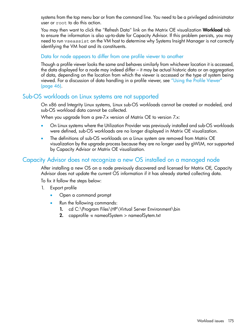 HP Matrix Operating Environment Software User Manual | Page 175 / 245